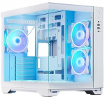 Chieftec Visio GM-30W-TG-OP PC Case (White, Tempered Glass x 2)