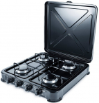 Promis KG400B hob black countertop gas 4 zones