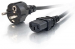 Dell Power Cord EU 2MA6929301, 2 m, Male/Female, C13 coupler, CEE7/7, Black