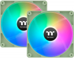 CT140 Reverse ARGB Sync PC Cooling Fan Matcha Green (hellgr&uuml;n, 2er Pack, Reverse, 140 mm)