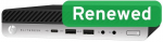HP Renewed Grade A | EliteDesk 800 G4 | Intel Core i5 | i5-8500T | 16 GB | SSD | 256 GB | Intel UHD Graphics 630 | Windo