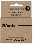 Actis KB-123Bk Ink (replacement for Brother LC123BK/LC121BK; Standard; 15 ml; black)