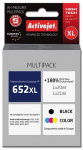 Activejet AH-M652RX ink (replacement for HP 652 F6V25AE/F6V24AE; Premium; 1 x 20 ml, 1 x 21 ml; black, color)