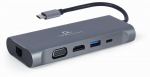 GEMBIRD Multi Port Adapter USB Type C