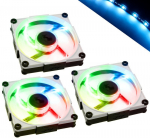 InWin Aurora RGB LED Fan 120mm 3-pack black/white
