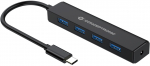 Conceptronic CTC4USB3 - hub - 4 porte
