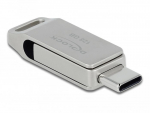 Delock USB 3.2 Gen 1 USB-C&trade; + Type-A Memory Stick 128 GB - Metal Housing