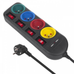 Maclean Power strip 4 sockets 2xUSB Maclean MCE229B