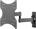 Wandhalterung Dual-Arm, schwenk- und neigbar, f&uuml;r 23-42'' Bildschirme 15KG Black Goobay
