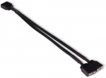 Alphacool Y-Splitter aRGB 3-Pin to 2x 3-Pin 15cm - Black