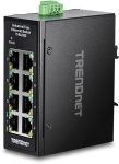 TRENDnet 8-Port Industrial Fast Ethernet DIN-Rail MiniSwitch