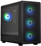 Zalman M5 BLACK mATX Mini Tower 4xFans ARGB