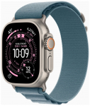 Apple Watch Ultra 3&nbsp;GPS + Cellular&nbsp;49mm&nbsp;Natural Titanium Case with Light Blue Alpine Loop - Medium | Apple