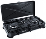 Promis KG300C 3-burner gas cooker, black