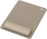 Fellowes Breyta XL mouse pad with wrist rest, sand