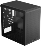 Cooler Master Q300L V3 PC Case, Mini-Tower, Micro-ATX, Tempered Glass - black