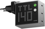 SHARGE Pixel 140 GaN Charger, 140W, 3x USB-C, Dot Display - Grey