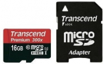 TRANSCEND 16GBmicroSDHC CL10 UHS-I Adapt