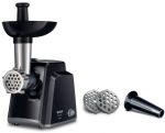 Tefal NE108831 mincer 1400 W Black, Satin steel