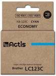 Actis KB-123C Ink (replacement for Brother LC123C/LC121C; Standard; 10 ml; cyan)