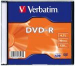 Verbatim DVD-R Matt Silver 4.7GB 16x slim