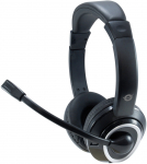CONCEPTRONIC Headset USB Mikro,int.Bed.Stereo 2.0m sw