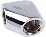 Alphacool Eiszapfen L-connector G1/4 inner thread to G1/4 inner thread - chrome