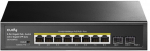 Cudy GS1008PS2 network switch Unmanaged Gigabit Ethernet (10/100/1000) Power over Ethernet (PoE) Black