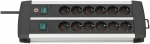 Brennenstuhl Premium-Duo-Alu-Line 2x6 Socket Extension Cord 3m