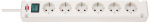 Brennenstuhl Comfort-Line Bremounta 6-Outlet 3m Extension Cord, White