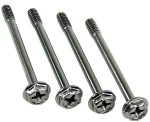 Phobya screw UNC 6-32 x 40 cross black nickel (4pcs)
