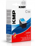 KMP Patrone Canon CL41 color 155 S. C58 refilled