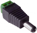 Wantec Adapter 5,5mm Hohlstecker auf Schraubklemmen
