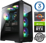 INTOP Ryzen 5 5500 16GB 1TB SSD M.2 NVME+2TB RTX3050 6GB no-OS