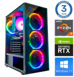 INTOP Ryzen 7 5700X 32GB 1TB SSD M.2 NVME+2TB RTX5060 8GB WIN11