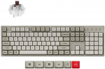 Keychron C2 Pro 8K - US Layout - Hot-Swappable Gateron Brown - Retro Keyboard