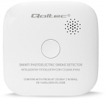 Qoltec Wireless smoke detector with battery alarm 85dB