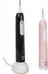 Braun Oral-B Pro 1 Duo Cross Action with 2nd handle, electric toothbrush (black/pink)