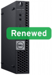 DELL Renewed Grade A | OptiPlex 7060 Micro | Intel Core i5 | i5‑8500T | 16 GB | SSD | 128 GB | Intel UHD Graphics 630 |