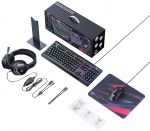 Onikuma TZ5008 5-in-1 Gaming Set: Keyboard + Mouse + Headset + Mouse Pad + Stand