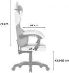 Huzaro Force 2.7 Gray Swivel Chair