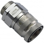 Koolance QD3 Quick-Disconnect Connection 10mm AG G1/4" IG - nickel