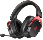 QCY Heroad VT200 Gaming Wireless Over-Ear Headphones (Black/Red)