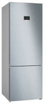 Bosch Serie 4 KGN56XLEB freestanding fridge-freezer, 508 L, E, stainless steel