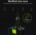 GREENCELL INV08 Voltage converter Green