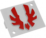 BitFenix Logo f&uuml;r Shinobi Midi-Tower - rot