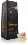 Ducky TTC Gold Pink Mechanical Linear Switches, 3-Pin, 37g, MX-Stem, 110 Pack