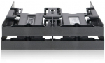 Black, 4 x 2.5&rdquo; IDE/SATA, 5.25&rdquo;, Plastic, 98 g