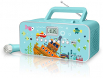 Muse M-29KB portable radio CD/MP3 player with USB, 30 W