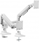 Equip Tischhalterung 17"-35"2TFT 360 Gasfeder 20Kg wei&szlig; retail